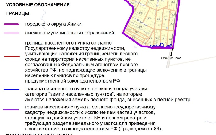 Карта городского округа химки